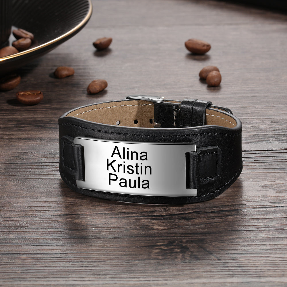 Engraving Stainless Steel Bracelet