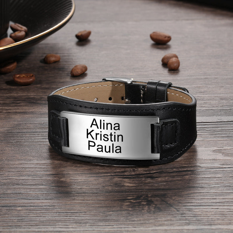 Engraving Stainless Steel Bracelet