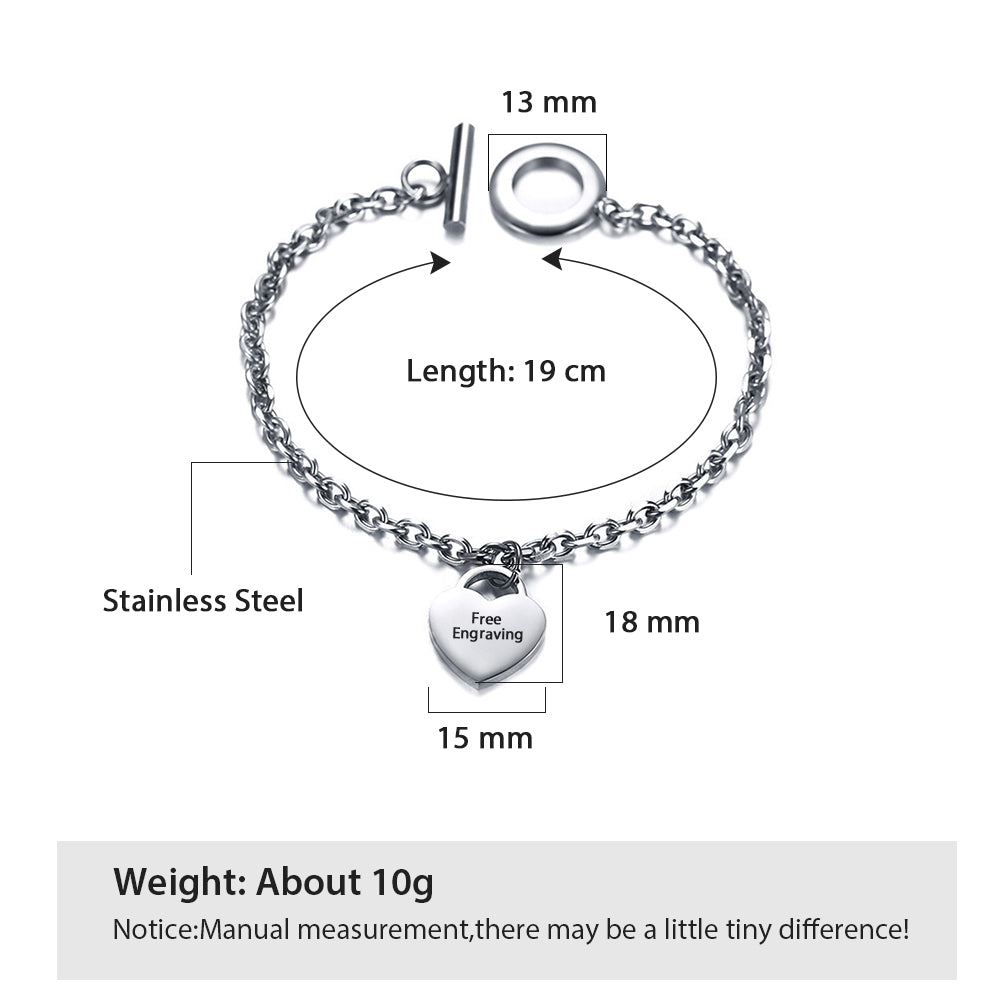 Stainless Steel Medical Mens Bracelet