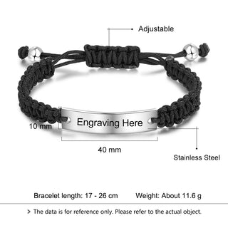Engraving Stainless Steel Bracelet