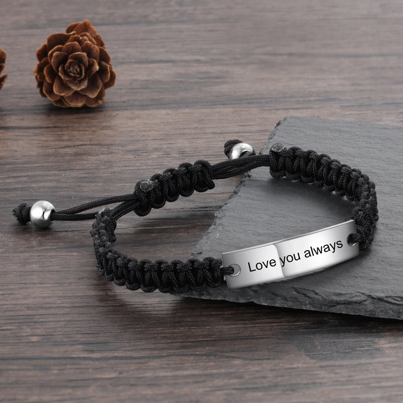 Engraving Stainless Steel Bracelet