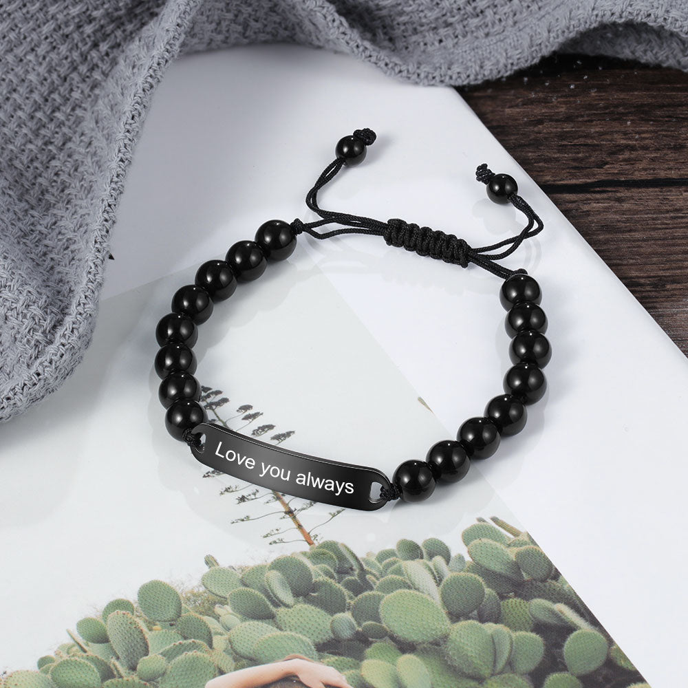 Engraving Stainless Steel Bracelet