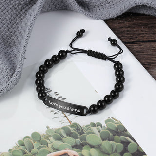 Engraving Stainless Steel Bracelet