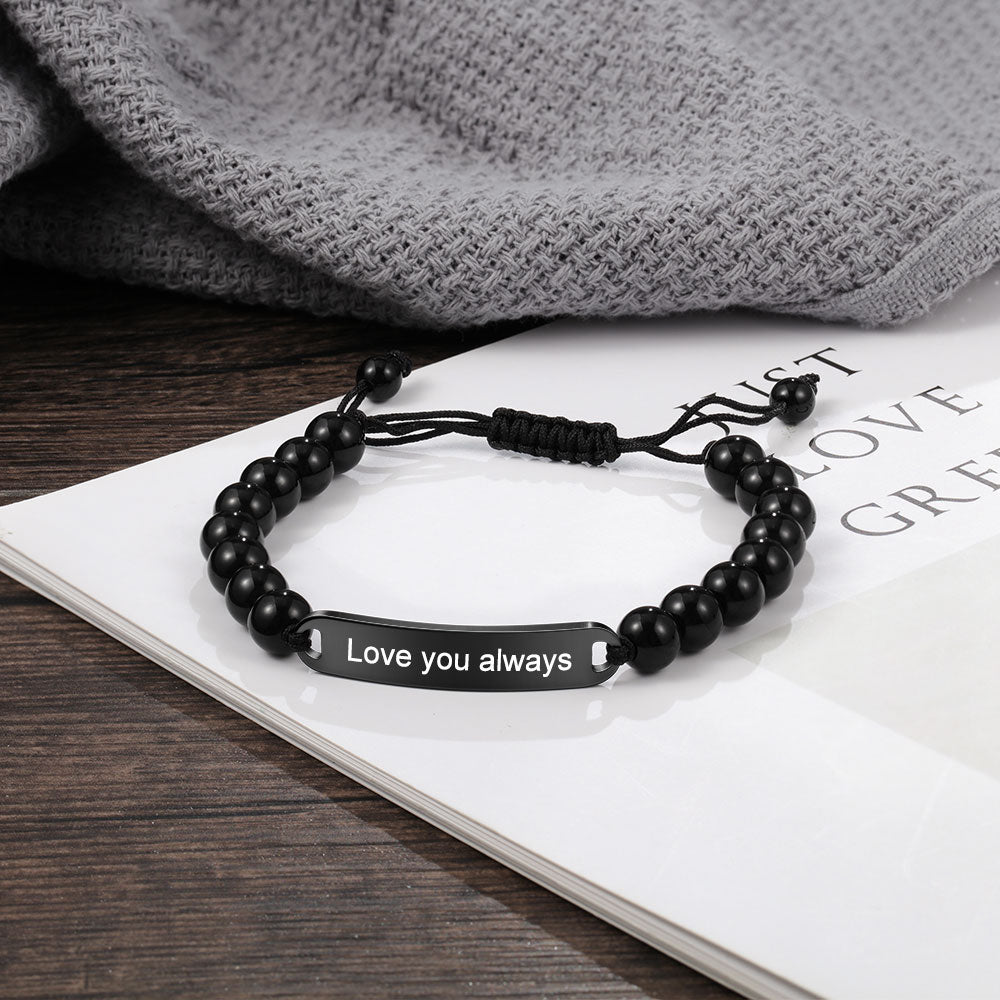Engraving Stainless Steel Bracelet