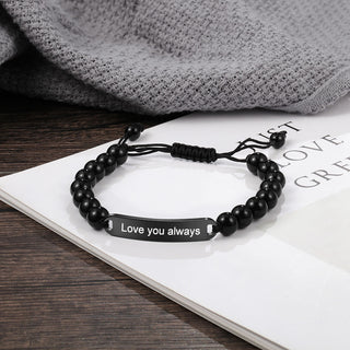 Engraving Stainless Steel Bracelet