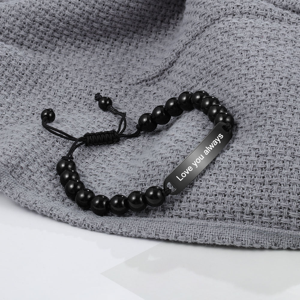 Engraving Stainless Steel Bracelet