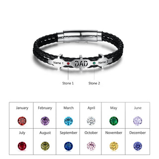 Personalized Stainless Steel Bracelet