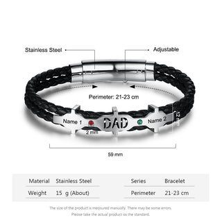 Personalized Stainless Steel Bracelet
