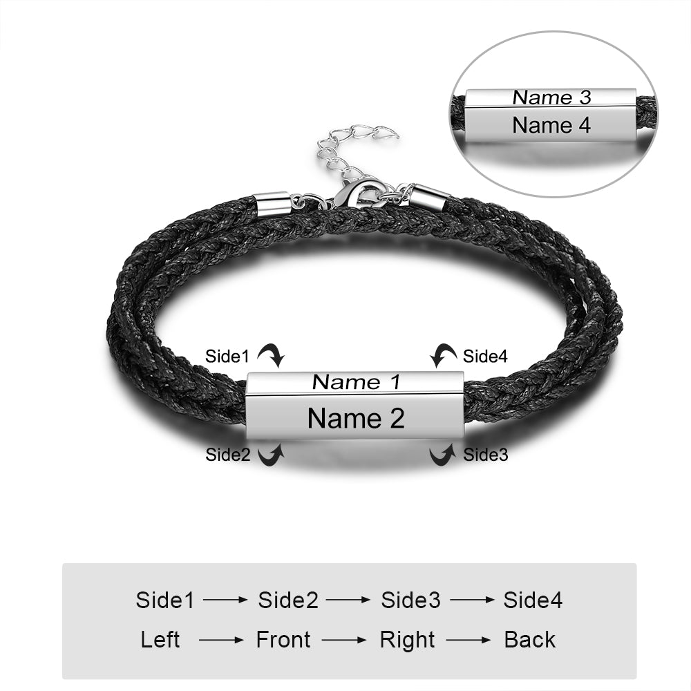 Engraving Stainless Steel Bracelet