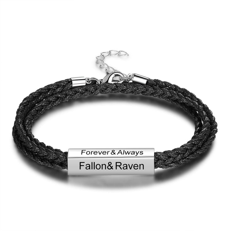 Engraving Stainless Steel Bracelet