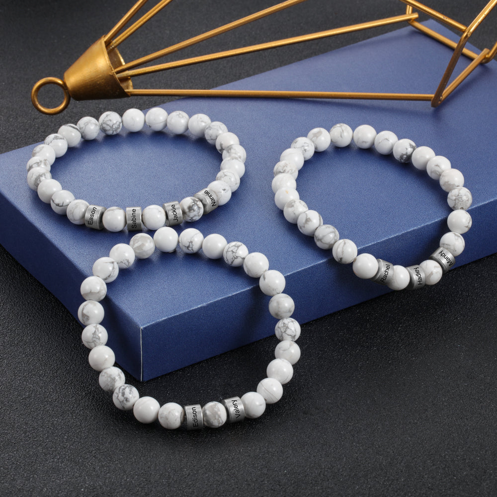 Personalized Natural Stone Bracelets