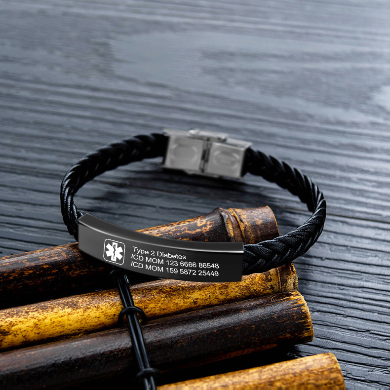 Engraving Stainless Steel Bracelet