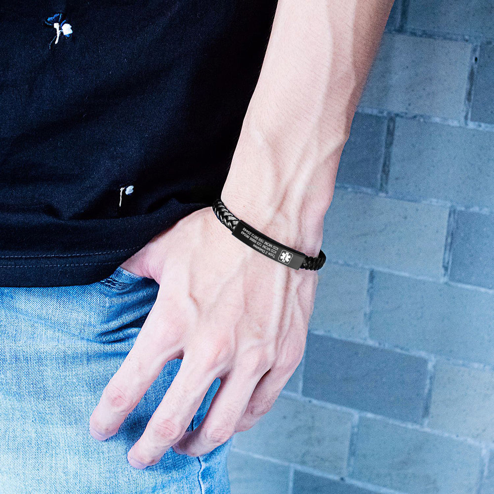 Engraving Stainless Steel Bracelet