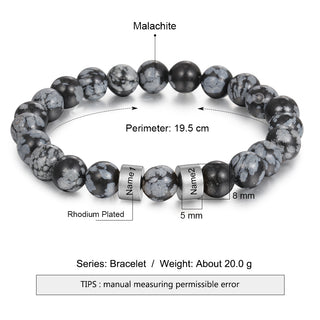 Best Product Engraved Rhodium Plated Bracelet