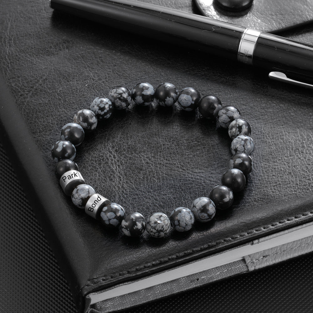 Best Product Engraved Rhodium Plated Bracelet