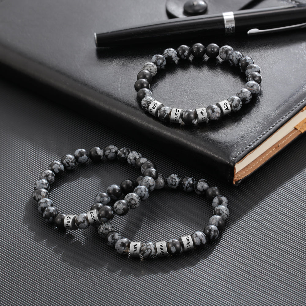 Best Product Engraved Rhodium Plated Bracelet