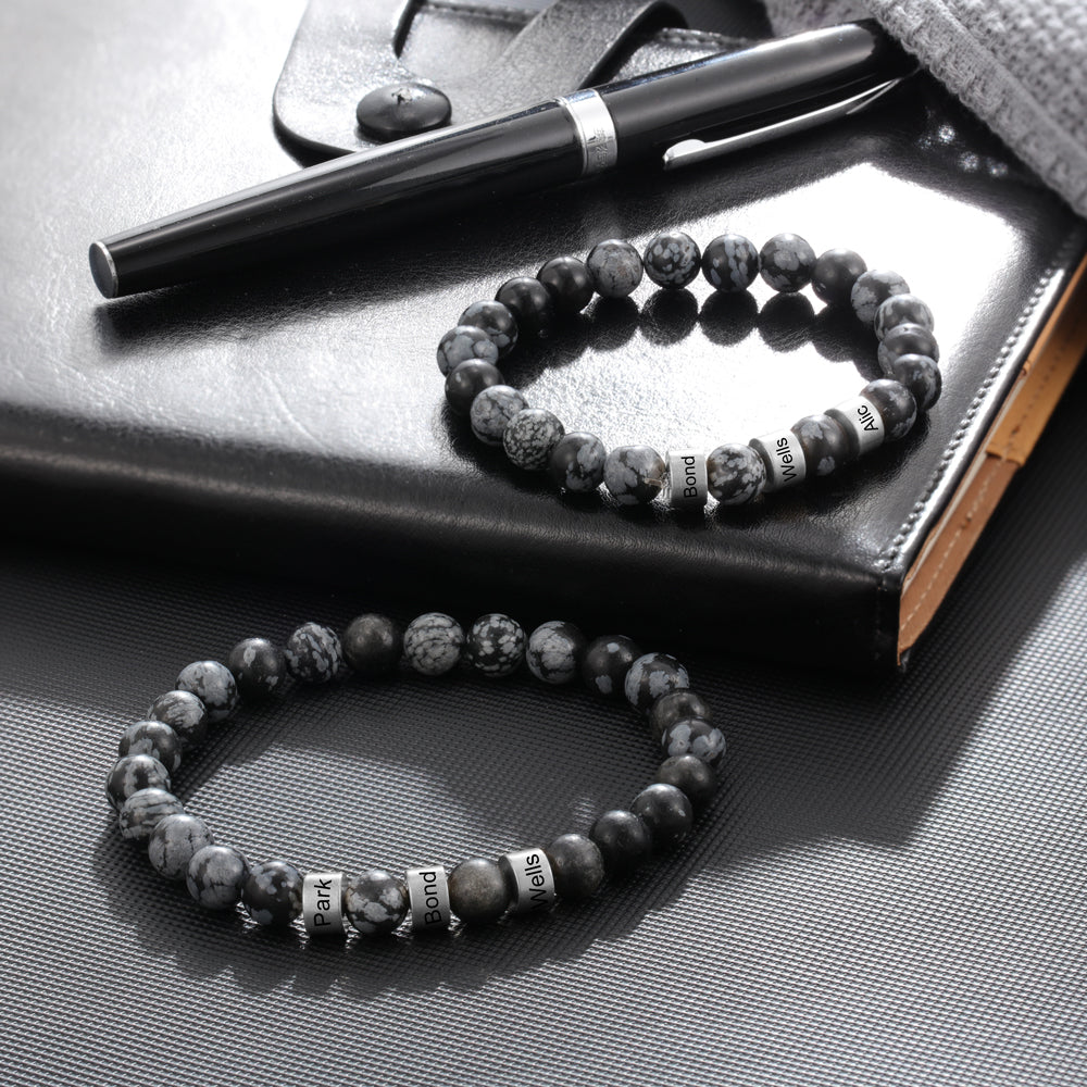 Best Product Engraved Rhodium Plated Bracelet