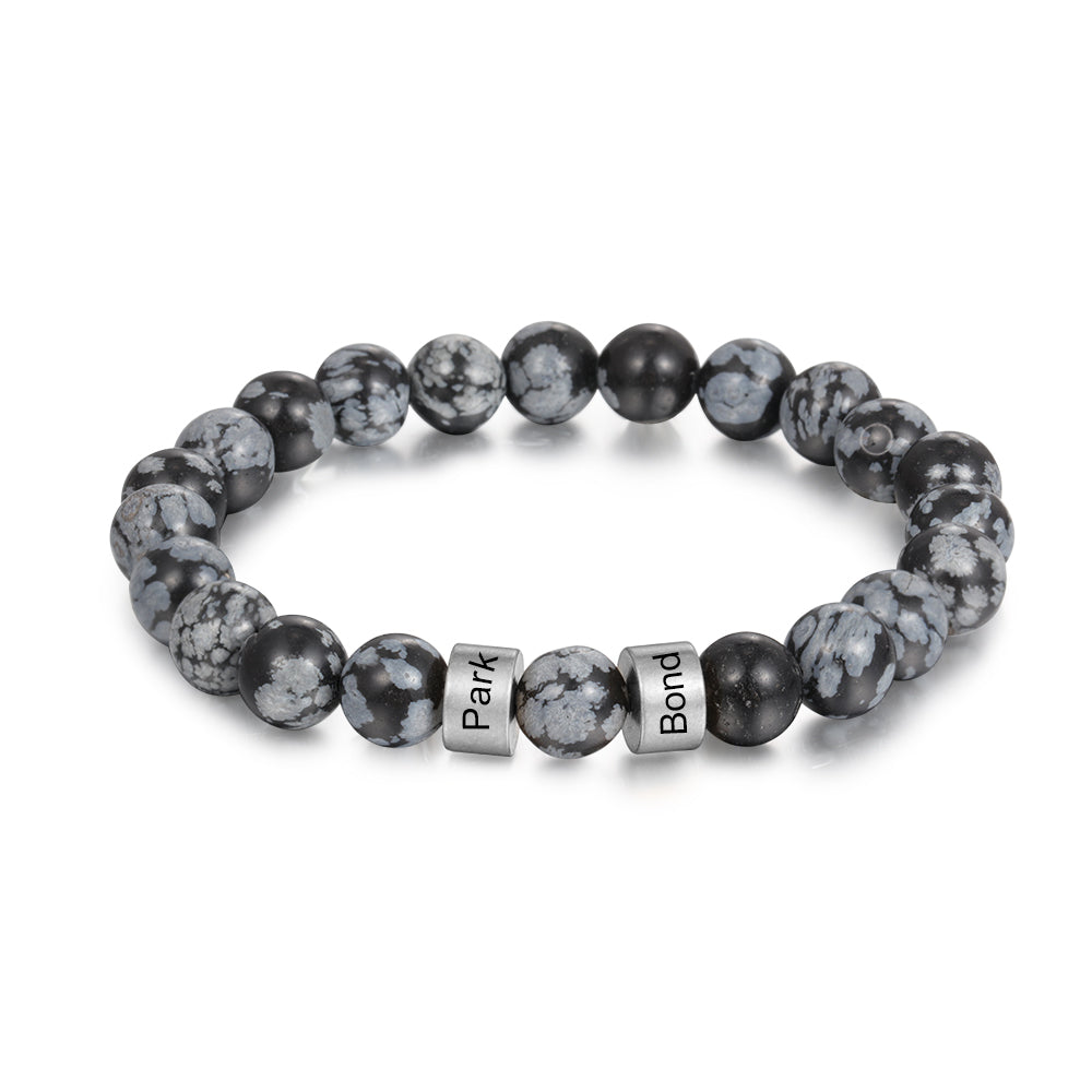 Best Product Engraved Rhodium Plated Bracelet