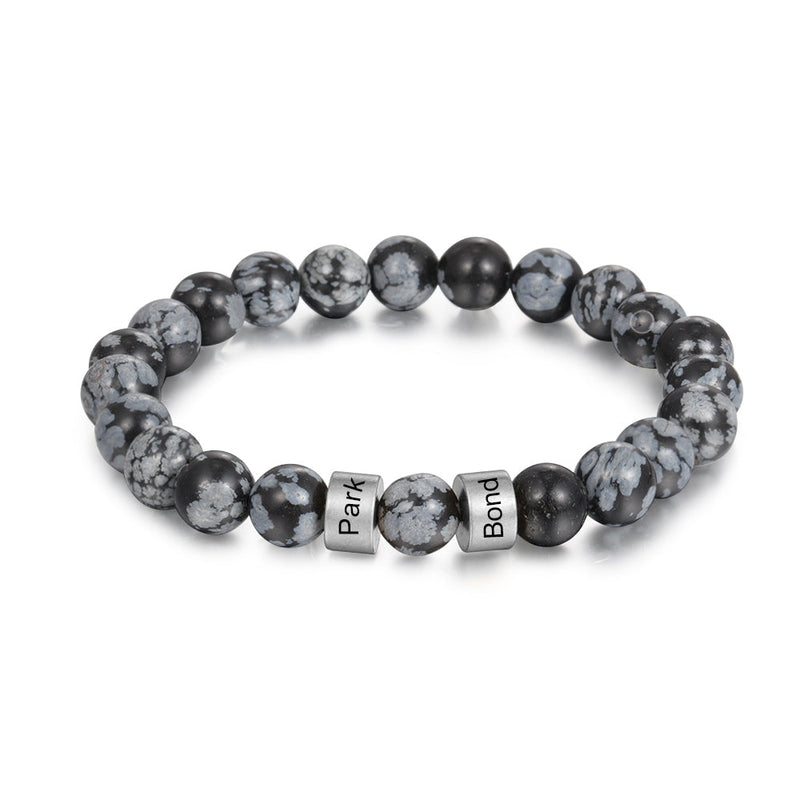 Best Product Engraved Rhodium Plated Bracelet