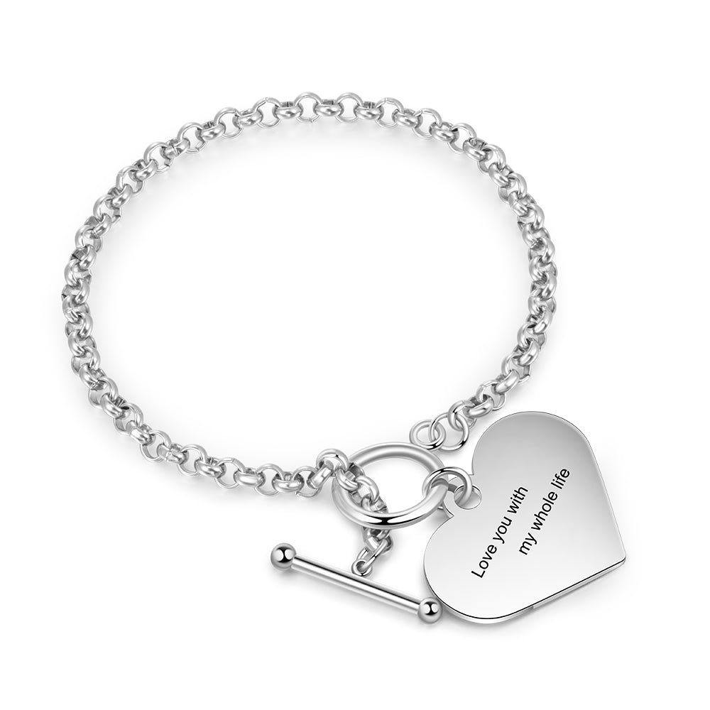 Personalized Stainless Steel Photo Bracelet