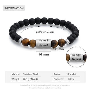 Engraving Stainless Steel Bracelet