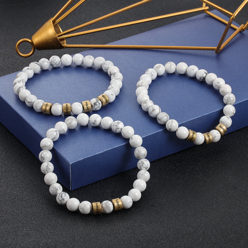 Personalized Natural Stone Bracelets