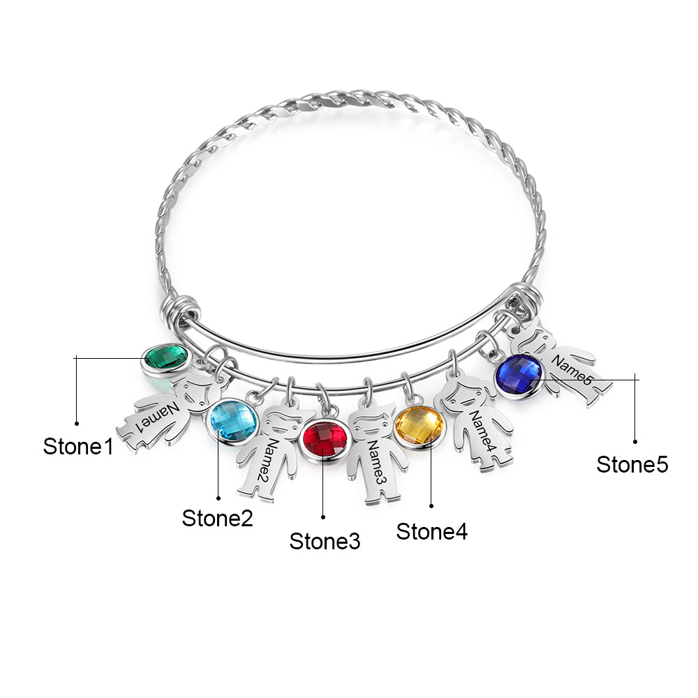 Stainless Steel Baby Bangle Bracelet