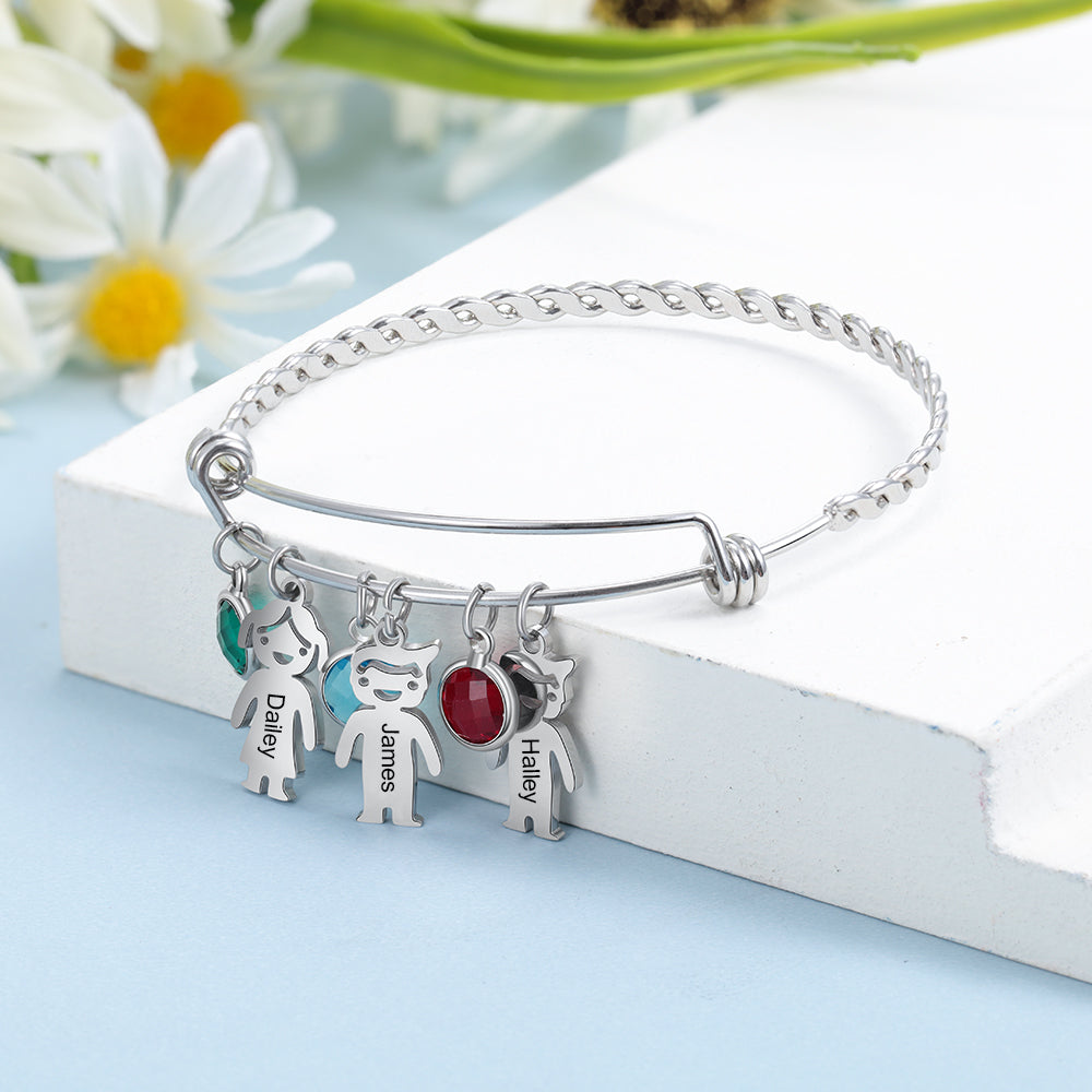 Stainless Steel Baby Bangle Bracelet