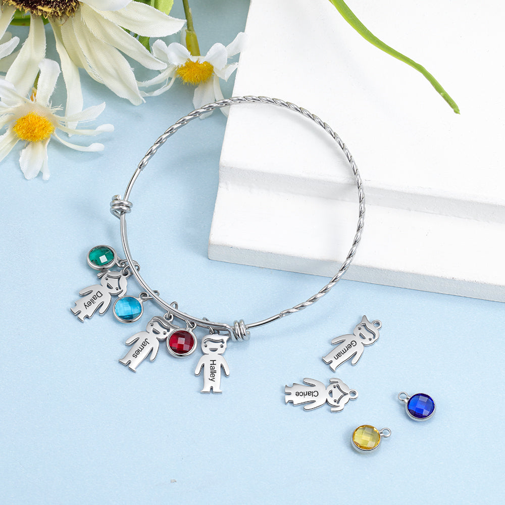 Stainless Steel Baby Bangle Bracelet