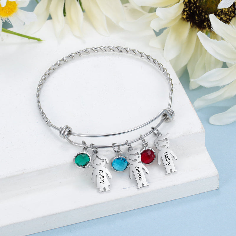 Stainless Steel Baby Bangle Bracelet