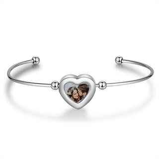 Personalized Stainless Steel Photo Bracelet
