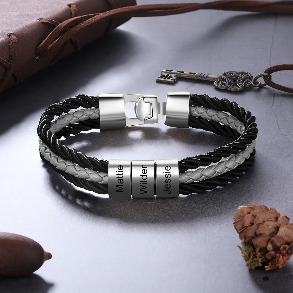 Engraving Stainless Steel Bracelet