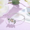 Personalized Photo Rhodium Plated Photo Bracelet