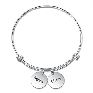 Personalized Stainless Steel Bracelet
