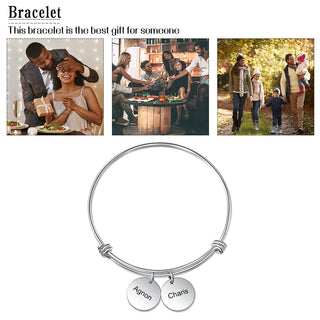 Personalized Stainless Steel Bracelet