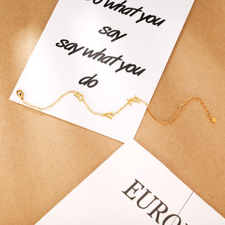 Personalized Rhodium Plated LetterBracelet