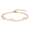 Personalized Rhodium Plated LetterBracelet