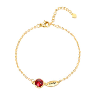 Copper Birthstone Bracelet