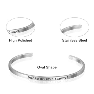 Custom Stainless Steel Bangle Bracelet