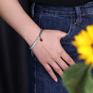 Stainless Steel Vaccination Couple Bracelet