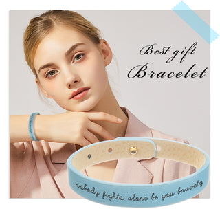 Personalized PU Leather Bracelet