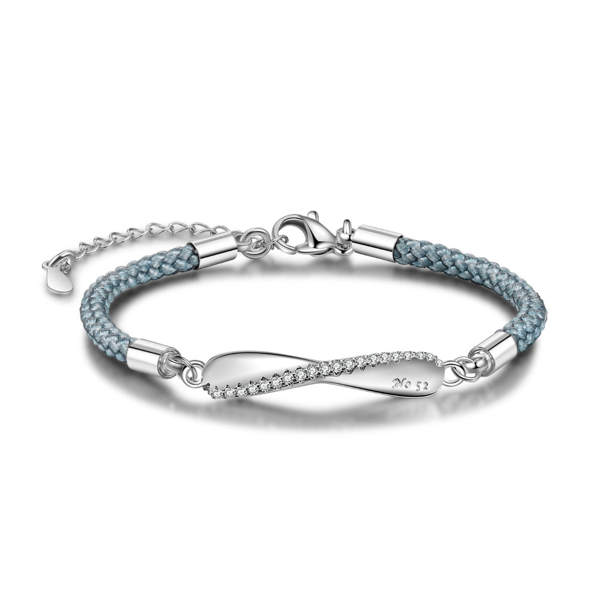Jewelry Rhodium Plated Couple Bracelet