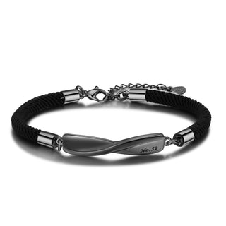Jewelry Rhodium Plated Couple Bracelet