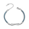 Jewelry Rhodium Plated Couple Bracelet