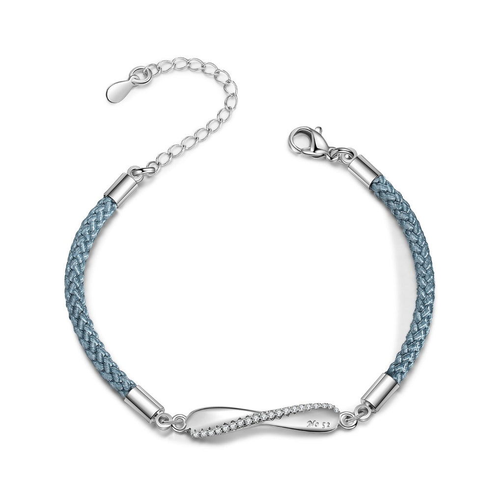 Jewelry Rhodium Plated Couple Bracelet