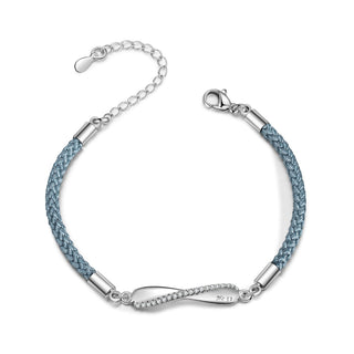 Jewelry Rhodium Plated Couple Bracelet