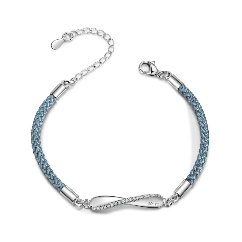Jewelry Rhodium Plated Couple Bracelet