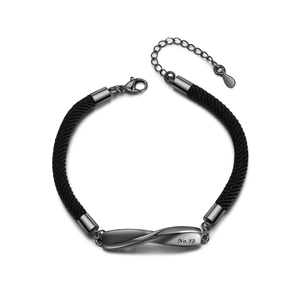 Jewelry Rhodium Plated Couple Bracelet