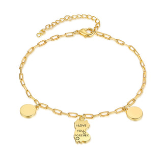 Rhodium Plated Cat Bracelet