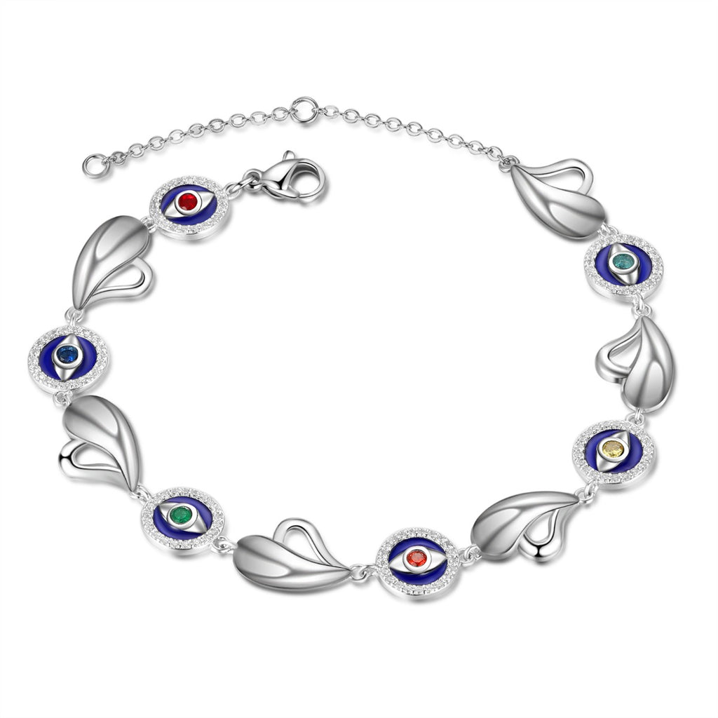Personalized Evil Eye Bracelet